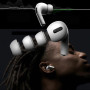 Комплект силиконовых амбушюр для AirPods Pro 1/2 с отверстиями для уменьшения давления, 3 пары S / M / L