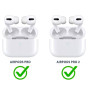 Комплект силиконовых амбушюр для AirPods Pro 1/2 с отверстиями для уменьшения давления, 3 пары S / M / L