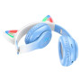 Bluetooth Стерео Гарнітура HOCO W42 Cat Ear 400 mAh, Blue
