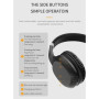 Bluetooth навушники гарнітура Proda PD-BH500 400mAh, Black