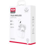 Безпровідні Bluetooth навушники XO X22 TWS (BT 5.3 / 250 mAh), White