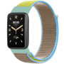 Ремешок Epik Nylon для смарт-часов Xiaomi Mi Band 7 Pro бирюзовый˽ желтый