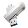 Флешка Hoco UD10 USB / Type-C 16GB USB 3.0 Steel