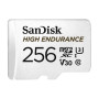Карта памяти microSDXC SanDisk High Endurance V30 256Gb (R100Mb/s) (Class 10) (UHS-1 U3) + Adapter SD
