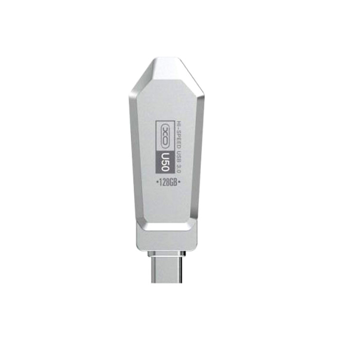 USB флешка XO U50 128 GB Type-C - USB 3.0 Steel