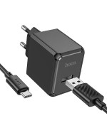 Сетевое зарядное устройство HOCO CS11A с кабелем Type-C, Black