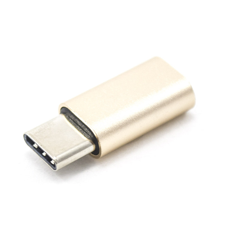 Переходник OTG C&Q Metal Micro USB - Type-C