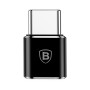 Перехідник OTG Baseus CAMOTG-01 Micro-USB - Type-C, Black