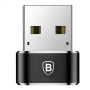 Переходник OTG Baseus CAAOTG-01 USB - Type-C, Black