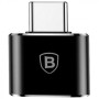   Переходник OTG Baseus CATOTG-01 Type-C - USB, Black