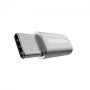 Переходник OTG Borofone BV4 Micro-USB - Type-C, Silver
