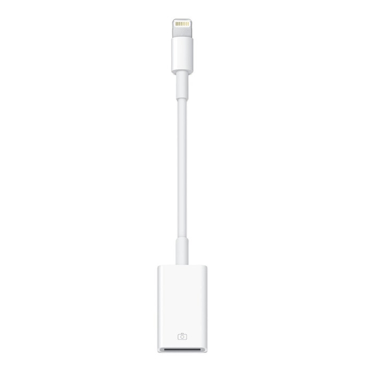  Адаптер OTG перехідник для iPhone / iPad / iPod Touch NK-102 USB - Lightning, White