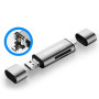 Картрідер VENTION CCJH0 USB2.0 / Micro-B / Type-C / TF / SD, Grey