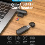 Картрідер VENTION CLFB0 USB3.0 / TF / SD, Grey