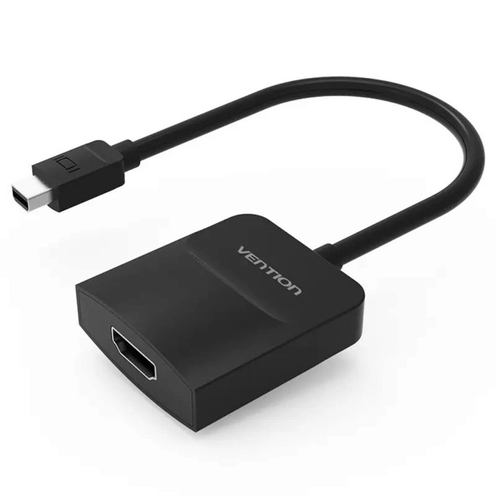 Конвертер VENTION HBCBB Mini DP to HDMI Converter 0.15m, Black