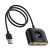 Многофункциональный USB Hub Baseus Square Round 4in1 (USB 3.0 to USB 3.0*1 + USB 2.0*3) CAHUB-AY01 1М, Black