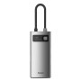 Type-C Hub Baseus Metal Gleam Series 4 в 1 (USB 2.0/USB 3.0/Type-C/HDMI CAHUB-CY0G), Grey