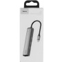 USB Хаб Baseus Mechanical eye 6 in 1 3USB / HDMI 4K / LAN, Grey
