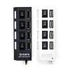 USB HUB TOTO hi-speed 4 USB 2.0 з перемикачами,  розгалужувач