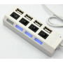USB HUB TOTO hi-speed 4 USB 2.0 с переключателями, разветвитель