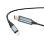 Перехідник-адаптер HD HOCO UA15 Lightning to HDMI 2m, Black