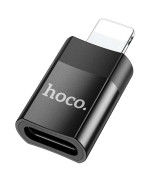 Перехідник OTG Hoco UA17 Lightning - Type-C, Black