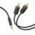 Аудиокабель HOCO UPA28 2RCA to Jack 3.5m, Black