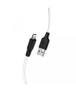 Data - кабель HOCO X21 Plus USB to Lightning 2.4A 2m, White
