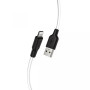 Data - кабель HOCO X21 Plus USB to Lightning 2.4A 2m, White