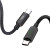 Data кабель XO NB-Q203B с функцией супер быстрой зарядки PD 60W Type-C to Type-C 1m, Black