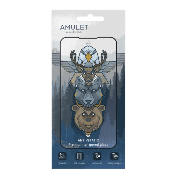Захисне скло AMULET 2.5D HD Antistatic для iPhone 17 Pro / 18 Pro, Black