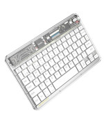Беспроводная Bluetooth клавиатура Hoco S55 для смартфонов, планшетов и других устройств 500mAh, White
