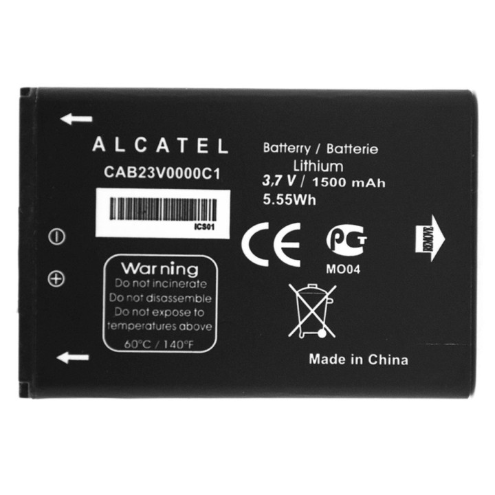 Аккумулятор CAB23V0000C1 для Alcatel One Touch Y800, 1500mAH