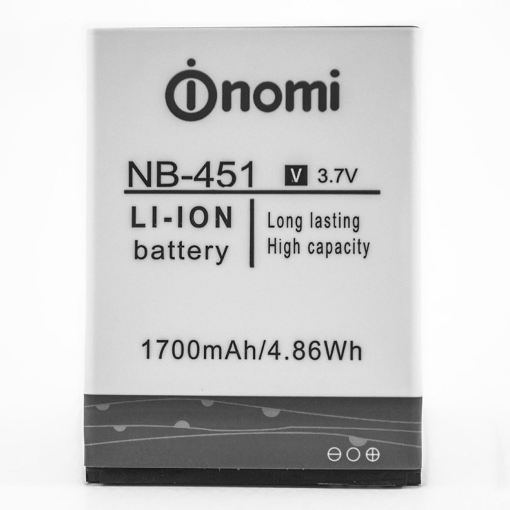 Акумулятор NB-451 для Nomi  i451 (ORIGINAL) 1700mAh