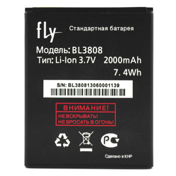 Аккумулятор BL3808 для Fly IQ456 ERA Lite 2 (Original) 2000мAh