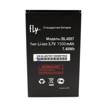 Акумулятор  BL4007 для FLY DS123 / DS130, 1500мAh