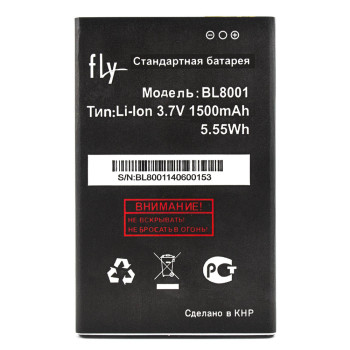 Аккумулятор BL8001 для Fly ERA Nano 4 IQ4490, IQ436, IQ436i (Original) 1500mAh