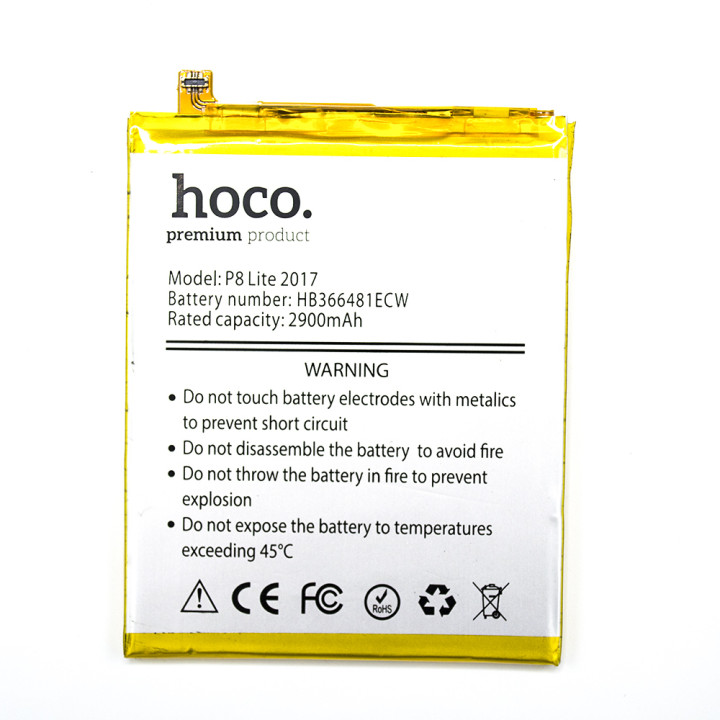 Акумулятор HOCO HB366481ECW 2900mAh для Huawei Honor 8 / P8 Lite 2017/ P9 / P9 Lite / P10 Lite / P20 Lite / Y6 2018 / Y7 2018
