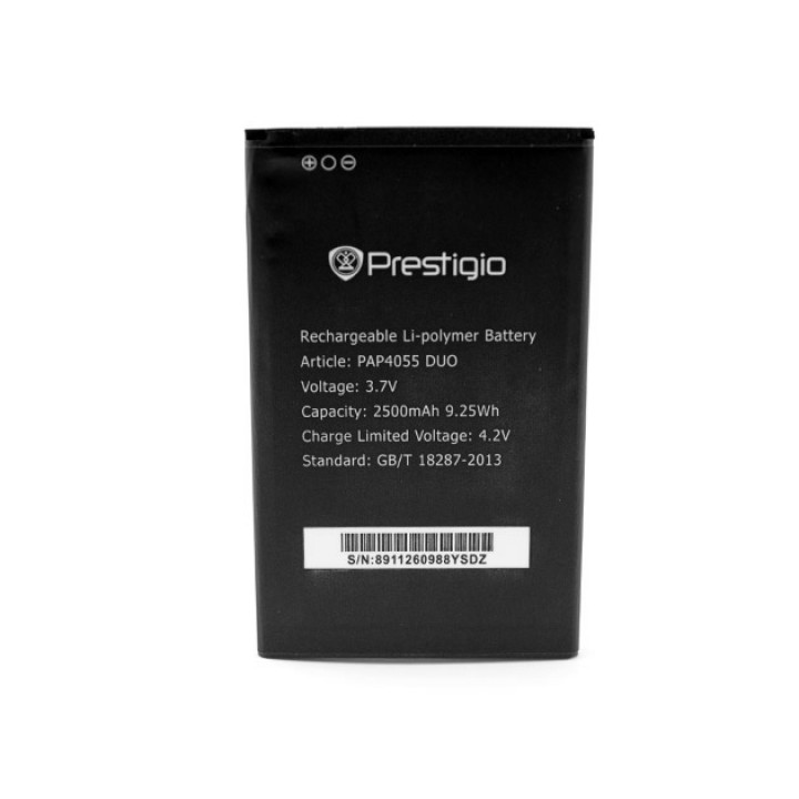 Акумулятор  PAP4055 для Prestigio MultiPhone 4055 DUO, 2500мAh