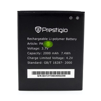 Акумулятор PAP5044 для Prestigio MultiPhone 5044 DUO, 2000мAh