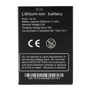 Аккумулятор BL-09 для THL T9/T9 Pro, 3000мAh