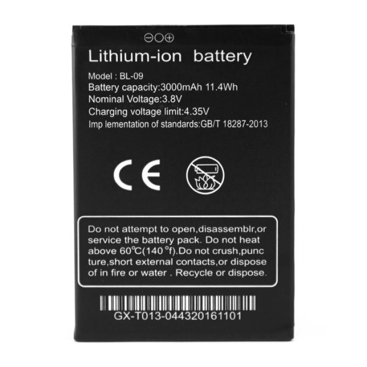 Аккумулятор BL-09 для THL T9/T9 Pro, 3000мAh