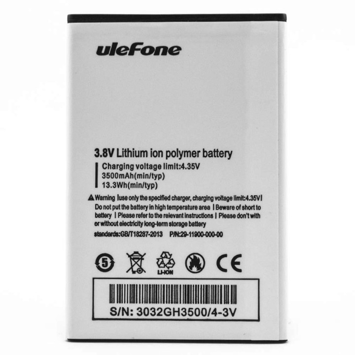 Аккумулятор для Ulefone U008 (Original), 3500 mAh