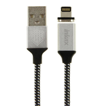 DATA-кабель Inkax CK-50 Magnetic Lightning 1м Black