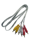 Кабель перехідник 3RCA - 3RCA 1,2m тюльпан
