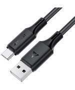 Data - Кабель ACEFAST C17-04 USB - Type-C 3A 1.2m 60W, Black