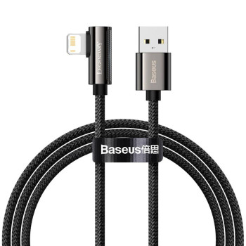 Data-кабель Baseus CALCS-A01 USB - Lightning 2.4A 2m, Black