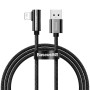 Data-кабель Baseus CALCS-A01 USB - Lightning 2.4A 2m, Black