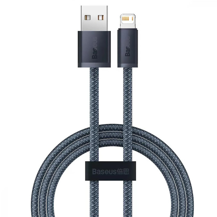 Data Кабель Baseus Dynamic Series CALD000416 USB to Lightning 2.4A 1m, Black