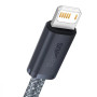 Data Кабель Baseus Dynamic Series CALD000416 USB to Lightning 2.4A 1m, Black